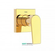 Змішувач для душу Tres Project colors одноважільний вбудовуваний золото 21117701OR