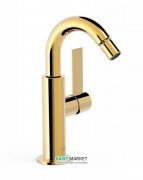 Смеситель для биде Tres Project colors однорычажный с поворотным изливом золото 21122401OR