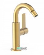 Змішувач для біде Tres Project colors одноважільний з поворотним виливом золото матовий 21122401OM