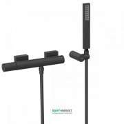 Змішувач для душу Tres Project colors одноважільний з ручним душем чорний матовий 21116701NM