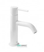 Смеситель для раковины Tres Study colors однорычажный белый 26290301TBL