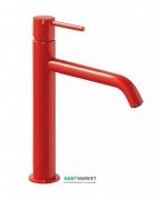 Смеситель для раковины Tres Study colors однорычажный красный 26230701TRO