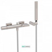 Змішувач для ванної Tres Project colors з каскадним виливом і ручним душем одноважільний сталь 21117001AC