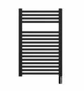 Полотенцесушитель електричний Zehnder Virando з теном HOTS прихованого монтажу чорний матовий AB-080-050-9017-HOTS-HID