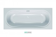 Ванна акриловая прямоугольная Kolpa San Carmen 170x75 белый 741404