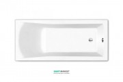 Ванна акрилова прямокутна Kolpa San Lambda 170x75 білий 501001