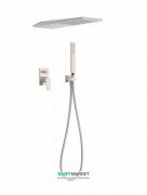 Душова система Tres Project colors з одноважільним вбудованим змішувачем сталь 21198092AC