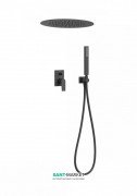 Душевая система Tres Project colors с однорычажным встроенным смесителем черный матовый 21198099NM
