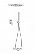 Душевая система Tres Project-Tres с однорычажным встроенным смесителем хром 21198099