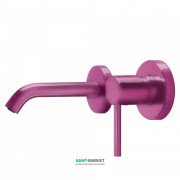 Смеситель для раковины Tres Study colors настенный фиолетовый 26220080TVI