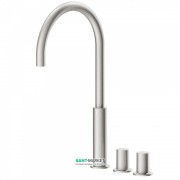 Змішувач на борт ванни Tres Study colors двухвентильний сталь 06110502AC