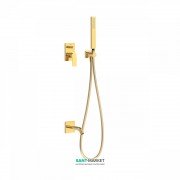 Душова система Tres Project colors з одноважільним вбудованим змішувачем і виливом золото 21118003OR