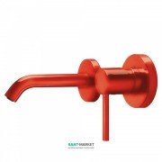 Смеситель для раковины Tres Study colors настенный красный 26220080TRO