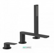 Смеситель на борт ванны Tres Project colors однорычажный черный матовый 21116101NM