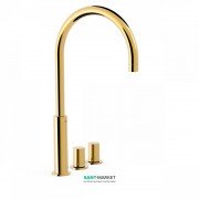 Змішувач на борт ванни Tres Study colors двухвентильний золото 06110502OR