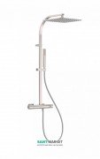 Душевая стойка Tres Project colors термостатическая c верхним и ручным душем сталь 21139501AC