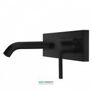 Смеситель для раковины Tres Study colors настенный черный матовый 26220050NM