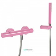 Смеситель для душа Tres Study colors с ручным душем фуксия 26116701TFU