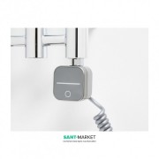 Тэн для полотенцесушителя электрический HeatQ NEX 300 Вт с кабелем серебро N300.S.SC