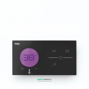 Встроенный электронный термостат Tres Shower Technology черный/хром 09288399