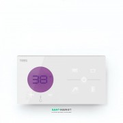 Вбудований електронний термостат Tres Shower Technology білий/хром 09286499