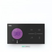 Вбудований електронний термостат Tres Shower Technology чорний/хром 09288499