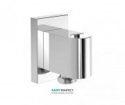 Тримач для душу Tres Shower Technology квадратний з настінним забором води хром 20718201