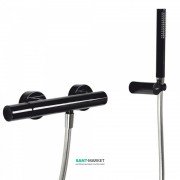 Смеситель для душа Tres Study colors с ручным душем черный 26116701TNE