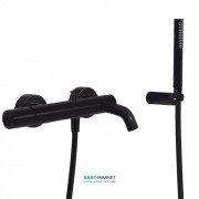 Смеситель для ванны Tres Study colors с ручным душем черный матовый 26117001NM