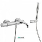 Змішувач для ванни Tres Study-Tres з ручним душем хром 26117001