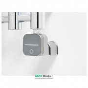 Тэн для полотенцесушителя электрический HeatQ NEX 300 Вт скрытого монтажа серебро N300.S.HID