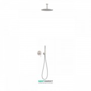 Душевая система Tres Study colors с верхним и ручным душем сталь 26218080AC