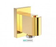 Тримач для душу Tres Shower Technology квадратний з настінним забором води золото 20718201OR