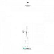 Душевая система Tres Study colors с верхним и ручным душем белый матовый 26218080BM