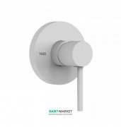 Змішувач для душа Tres Study colors одноважільний 1 канал білий матовий 26217790BM