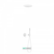 Душевая система Tres Study colors с верхним и ручным душем белый матовый 26218099BM