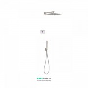 Электронная душевая система скрытого монтажа Tres Shower Technology с термостатом сталь/белый 09286563AC