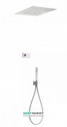 Електронна душова система прихованого монтажу Tres Shower Technology з термостатом хром/білий 09286561