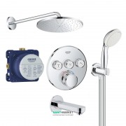 Душевая система Grohe SmartControl с термостатом на 3 потребителя хром 26406SC2