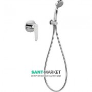 Змішувач для душа Tres Flat-Tres одноважільний з ручним душем хром 20417702
