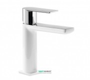 Змішувач для раковини Tres Loft colors одноважільний білий/хром 20010301BL