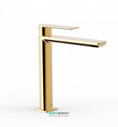 Смеситель для раковины Tres Loft colors однорычажный излив 172 мм золото 20020303OR