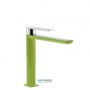 Смеситель для раковины Tres Loft colors однорычажный излив 172 мм зеленый/хром 20020303VE