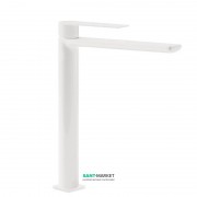 Змішувач для раковини Tres Loft colors одноважільний вилив 220 мм білий матовий 20020305BM