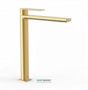 Змішувач для раковини Tres Loft colors одноважільний вилив 220 мм золото матовий 20020305OM