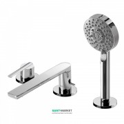 Змішувач на борт ванни Tres Lex-Tres з ручним душем хром 08116103