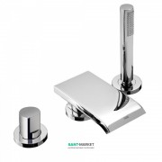 Змішувач на борт ванни Tres Max-Tres з ручним душем хром 06116101