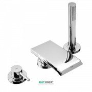 Змішувач на борт ванни Tres Max-Tres з ручним душем хром 162161