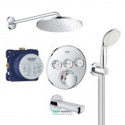 Душова система Grohe SmartControl з термостатом на 3 споживача хром 26406SC2