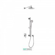Душевая система Tres Alplus с верхним и ручным душем хром 20318003